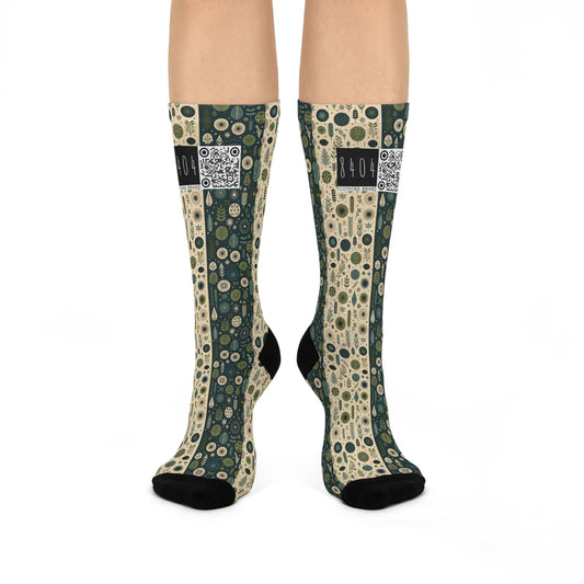Sustainable Street Utility Sustainable Tech Streetwear Cushioned Crew Socks - 8404 Design-62