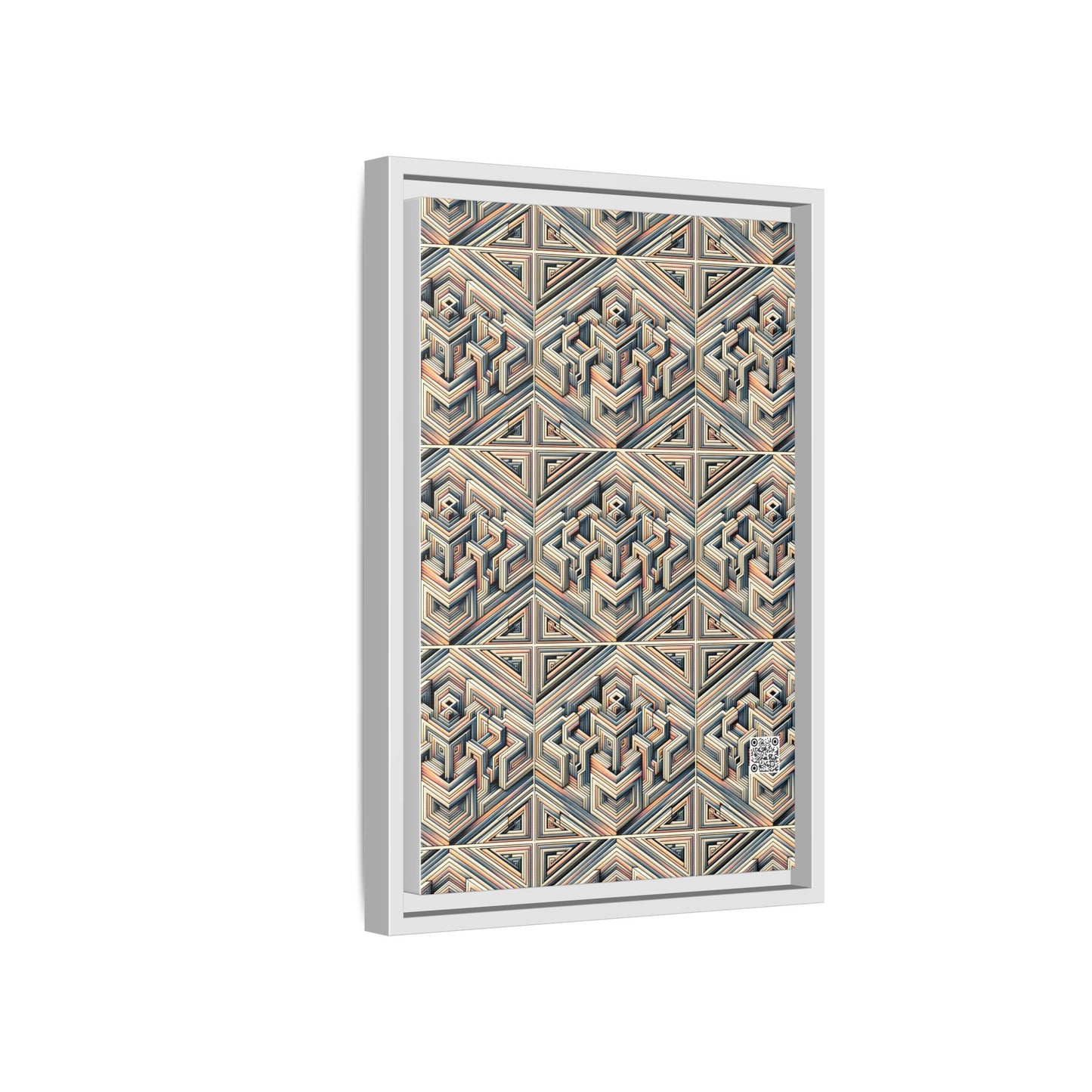 Tech Illusion Graphics Futuristic Artistry Matte Canvas, Framed (multi-color) - 8404 Design-52 B