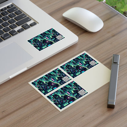 Tech Noir Graphics Futuristic Cyberpunk Sticker Sheets - 8404 Design-52