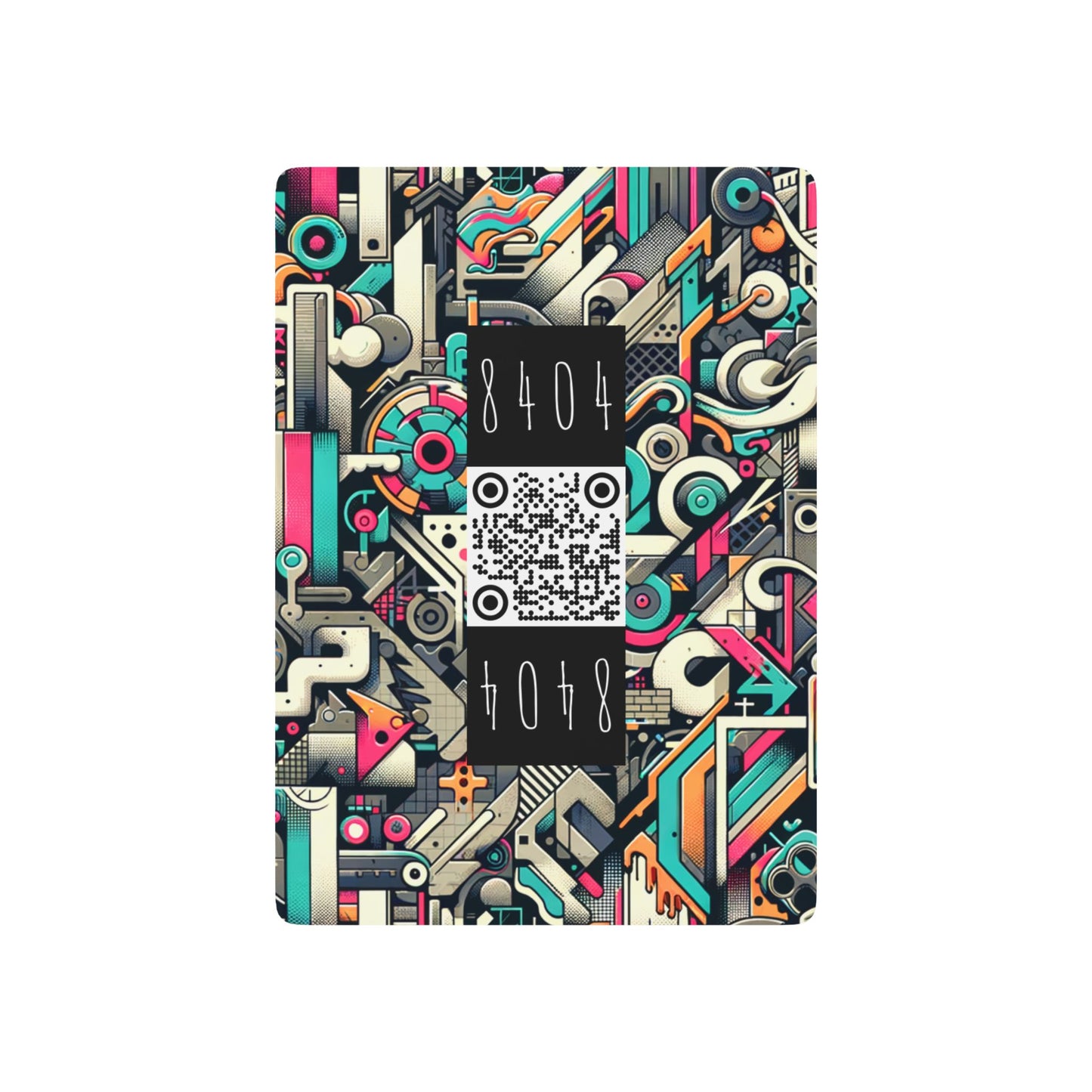 Digital Street Art Urban Street Style Poker Playing Cards - 8404 Design-74 B