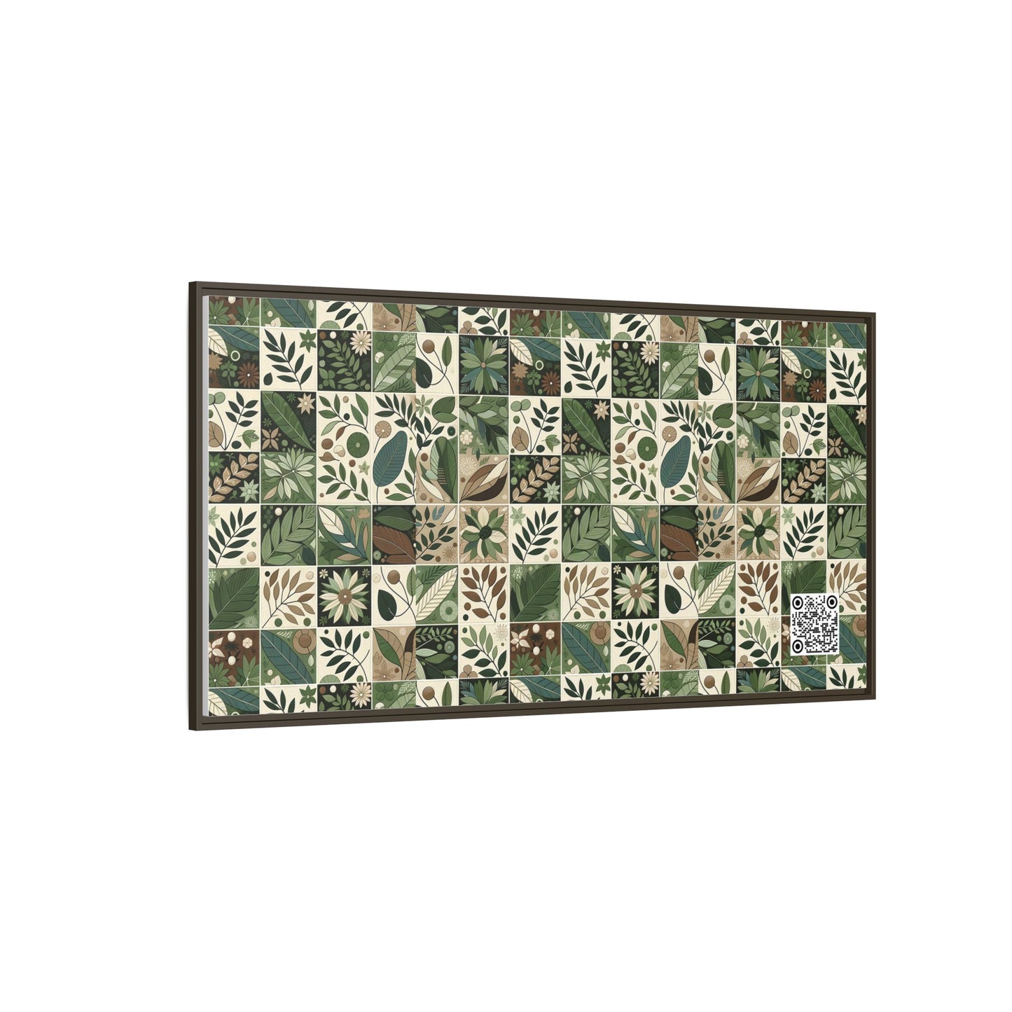 Streetwear Sustainability Environmentally Conscious Streetwear with a Natural Aesthetic Matte Canvas, Framed (multi-color) - 8404 Design-57 B