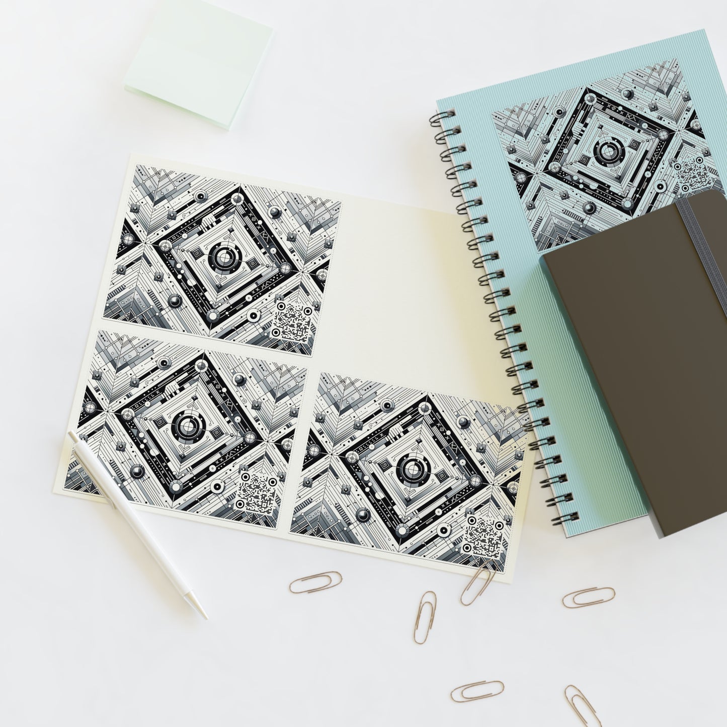 Tech Minimalism Minimalist Tech Sticker Sheets - 8404 Design-45