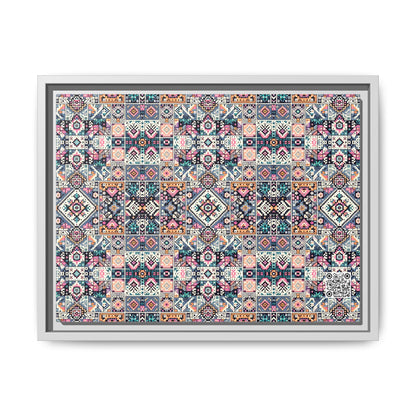 Matte Canvas, Framed (multi-Color) - 8404 Design-01