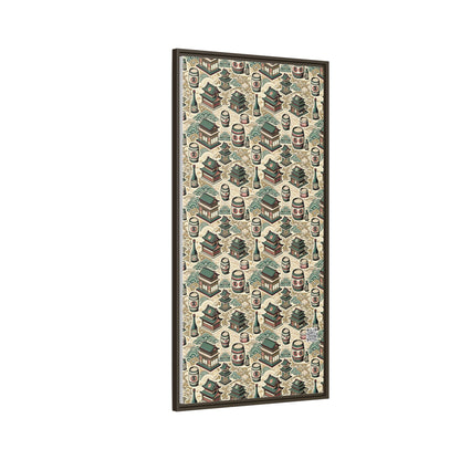 Cultural Artisanal Fusion Contemporary Cultural Elegance Matte Canvas, Framed (multi-Color) - 8404 Design-68 B