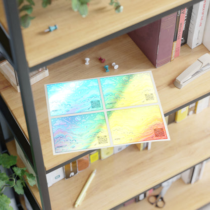 Digital Dreamland Whimsical and Nostalgic Streetwear With a Digital Twist Sticker Sheets - 8404 Design-65