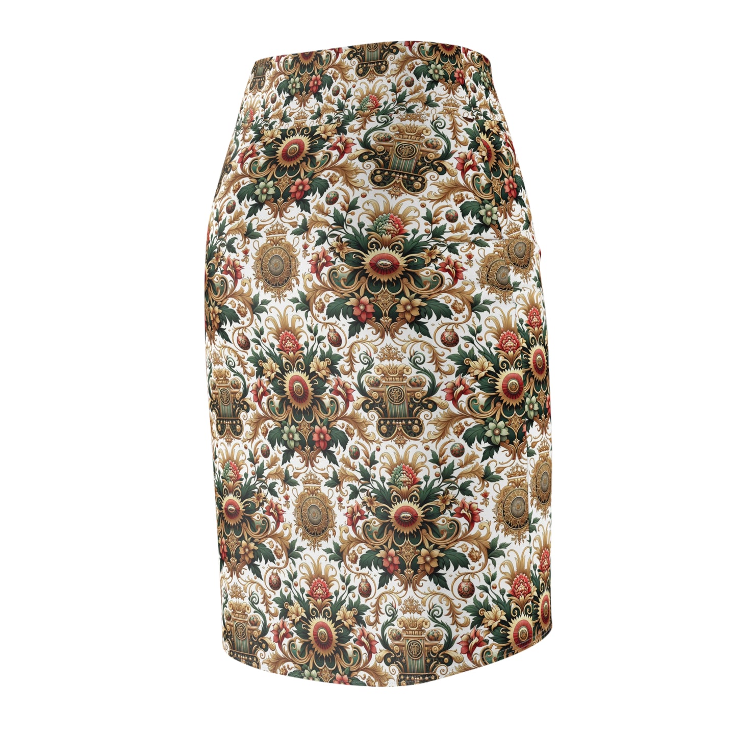 Monogram Madness Luxurious Streetwear Women's Pencil Skirt - 8404 Design-68