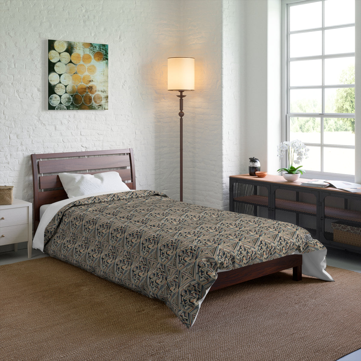 Tech Illusion Graphics Futuristic Artistry Comforter - 8404 Design-52