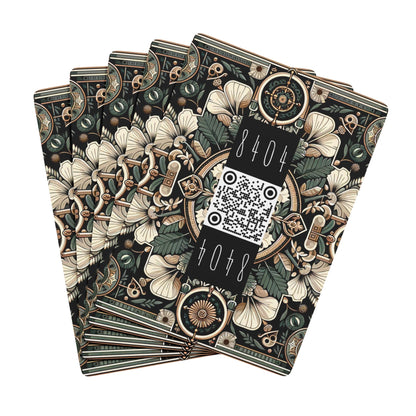 Cyber Garden Party Tech Garden Extravaganza Poker Playing Cards - 8404 Design-66 B