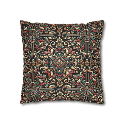 Streetwear Renaissance Artistic Clash of Old and New Spun Polyester Square Pillowcase - 8404 Design-46