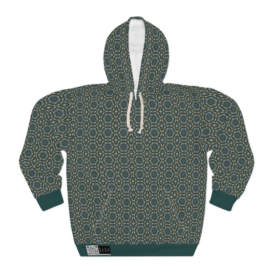 8404 Unisex Adult "Green Outer Core" Fashion Pullover Hoodie