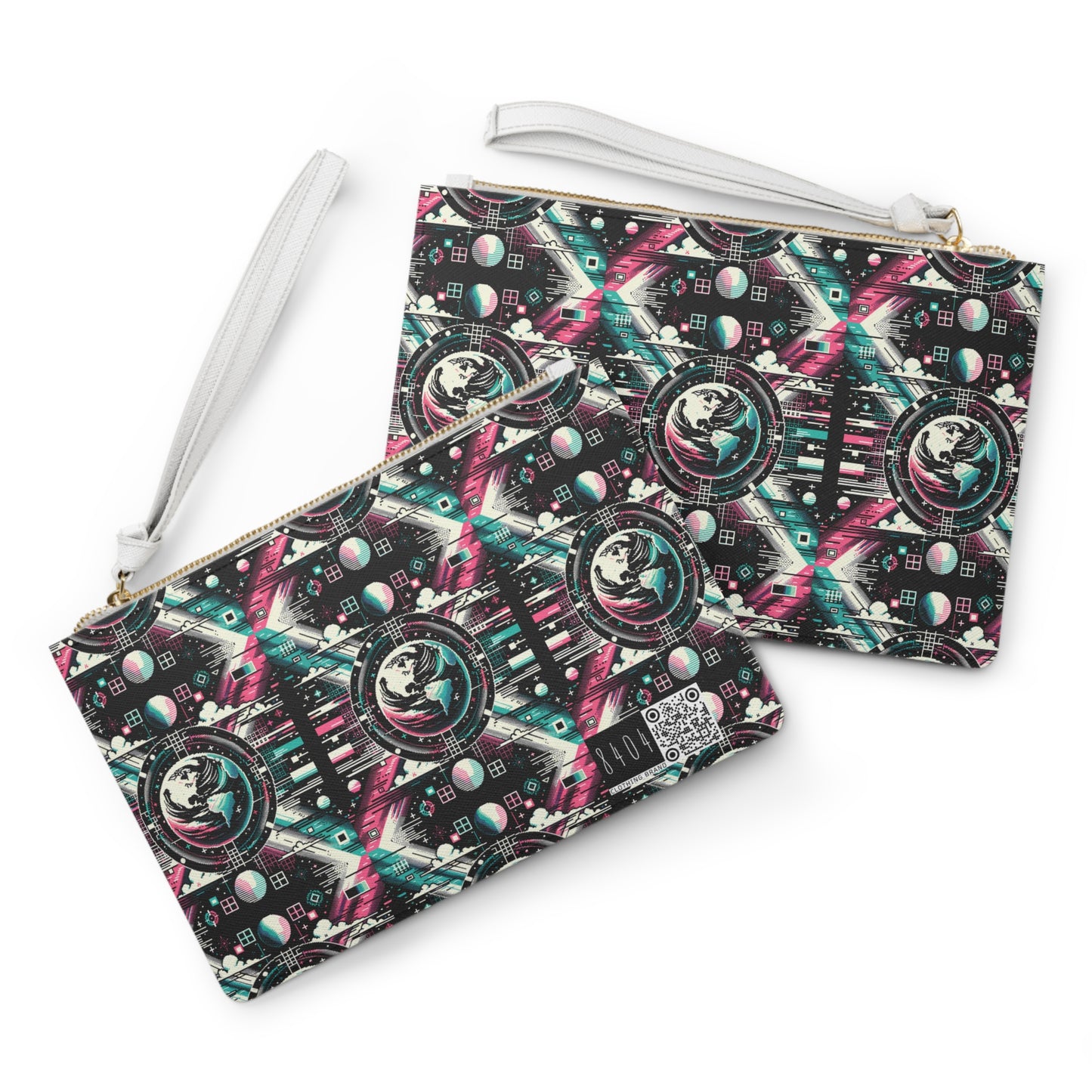 Digital Artistry Digital-native Streetwear Clutch Bag - 8404 Design-62