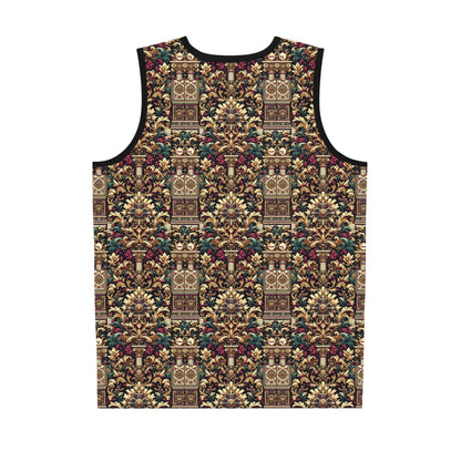 Digital Renaissance Modern Baroque Fusion Basketball Jersey - 8404 Design-57