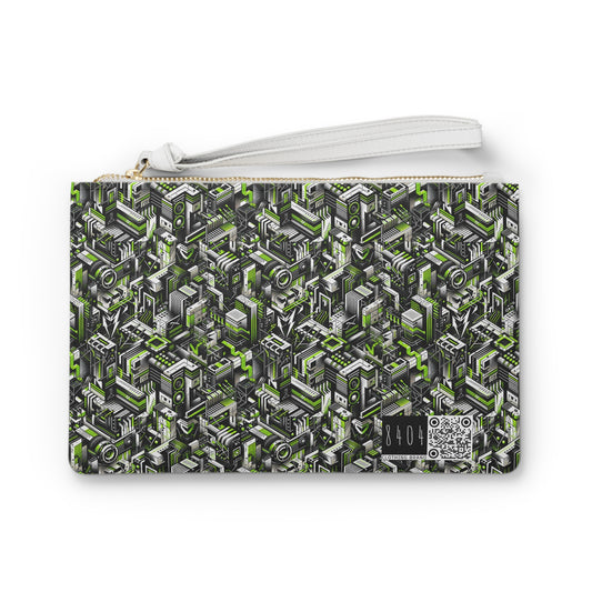 Graffiti Tech Fusion Bold Streetwear Fusion Clutch Bag - 8404 Design-53