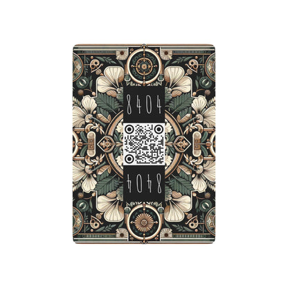 Cyber Garden Party Tech Garden Extravaganza Poker Playing Cards - 8404 Design-66 B