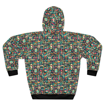 Skate Culture Revival Urban Retro Cool Pullover Hoodie - 8404 Design-61