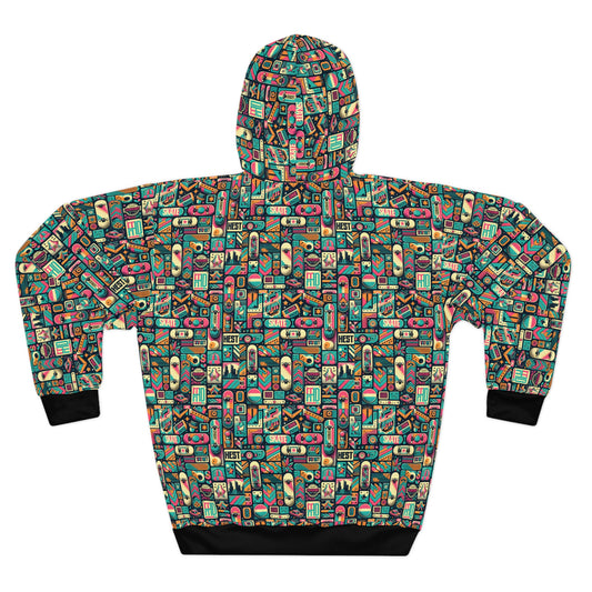 Skate Culture Revival Urban Retro Cool Pullover Hoodie - 8404 Design-61