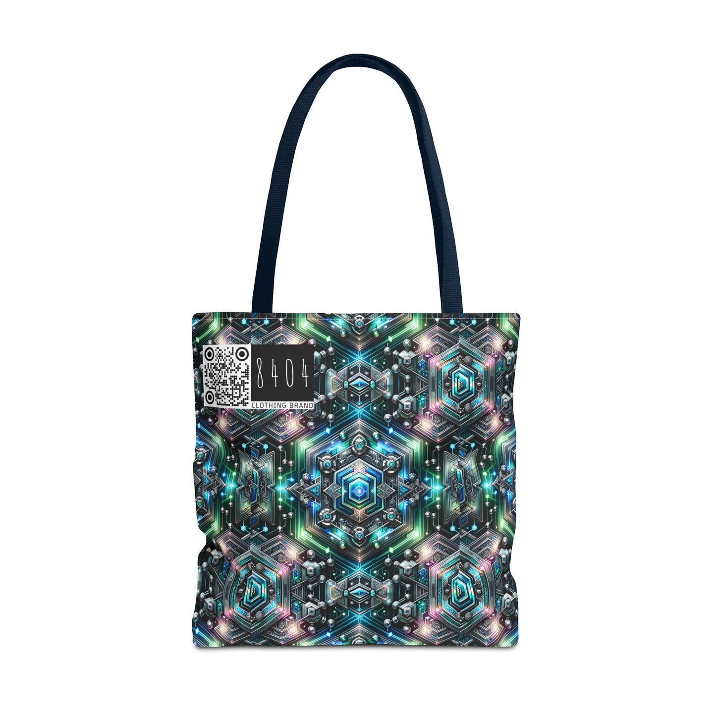 Tech-Infused Futurism Futuristic Tech Tote Bag - 8404 Design-63