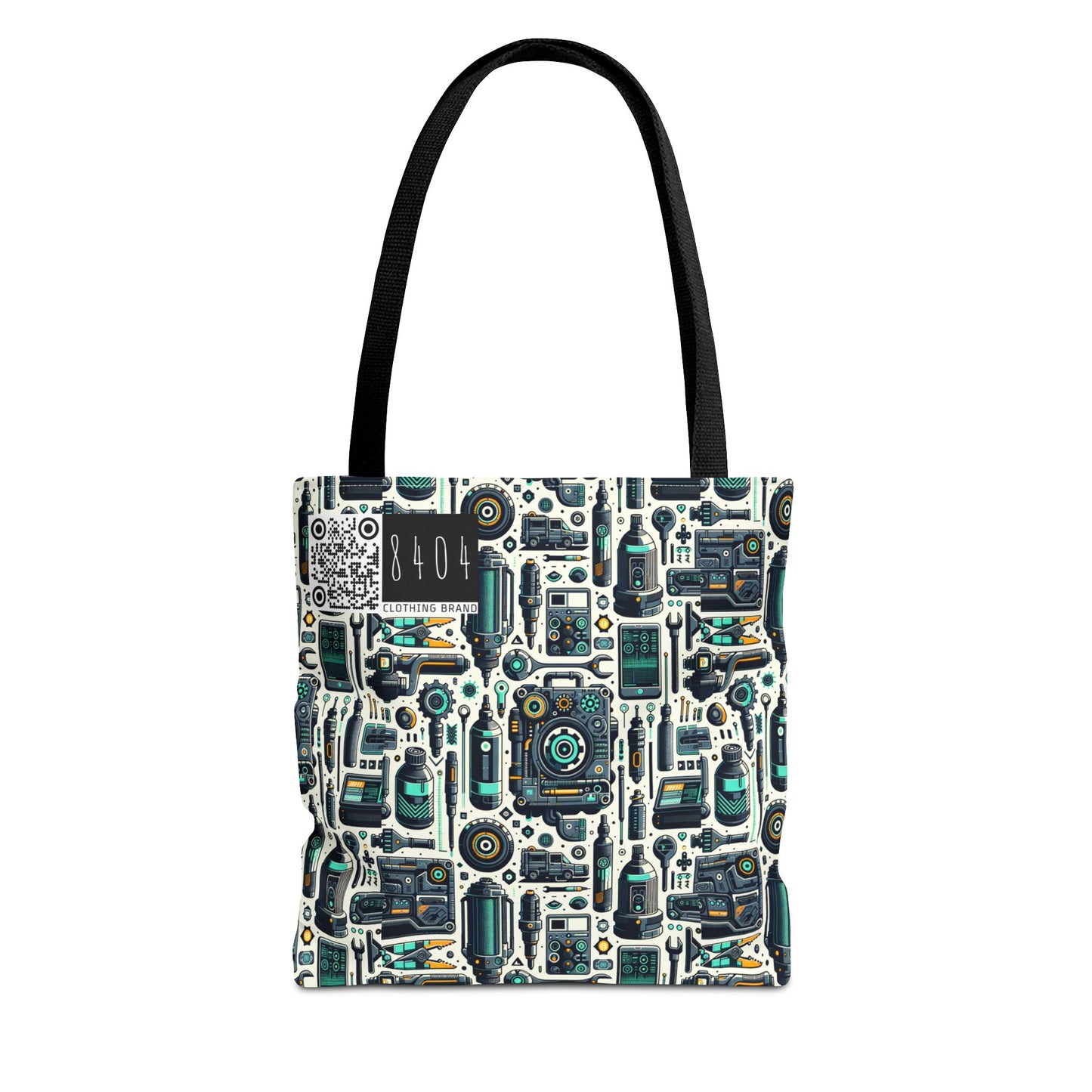 Tech Utility Fusion Modern Tech Streetwear Tote Bag - 8404 Design-53