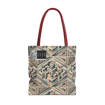 Tech Illusion Graphics Futuristic Artistry Tote Bag - 8404 Design-52