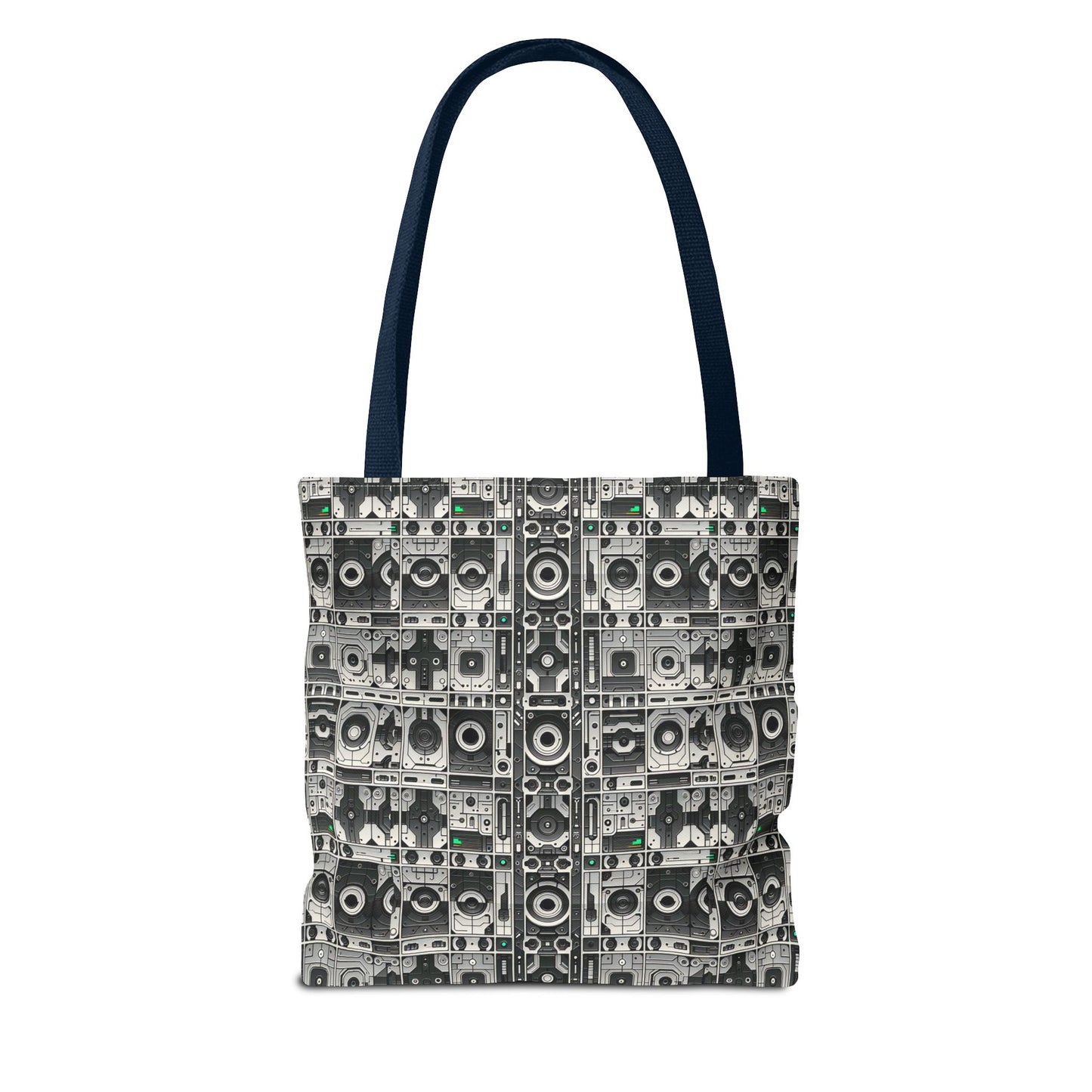 Tech Utility Aesthetics Tech-Forward Minimalism Tote Bag - 8404 Design-60