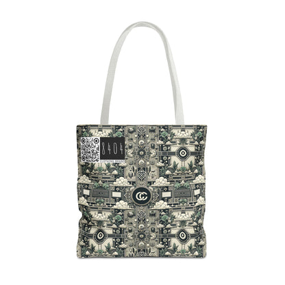 Cyber Garden Party Tech Garden Extravaganza Tote Bag - 8404 Design-54