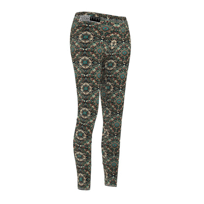 Neo-Dandyism Modern Dandy Streetwear Women's Cut & Sew Casual Leggings - 8404 Design-56