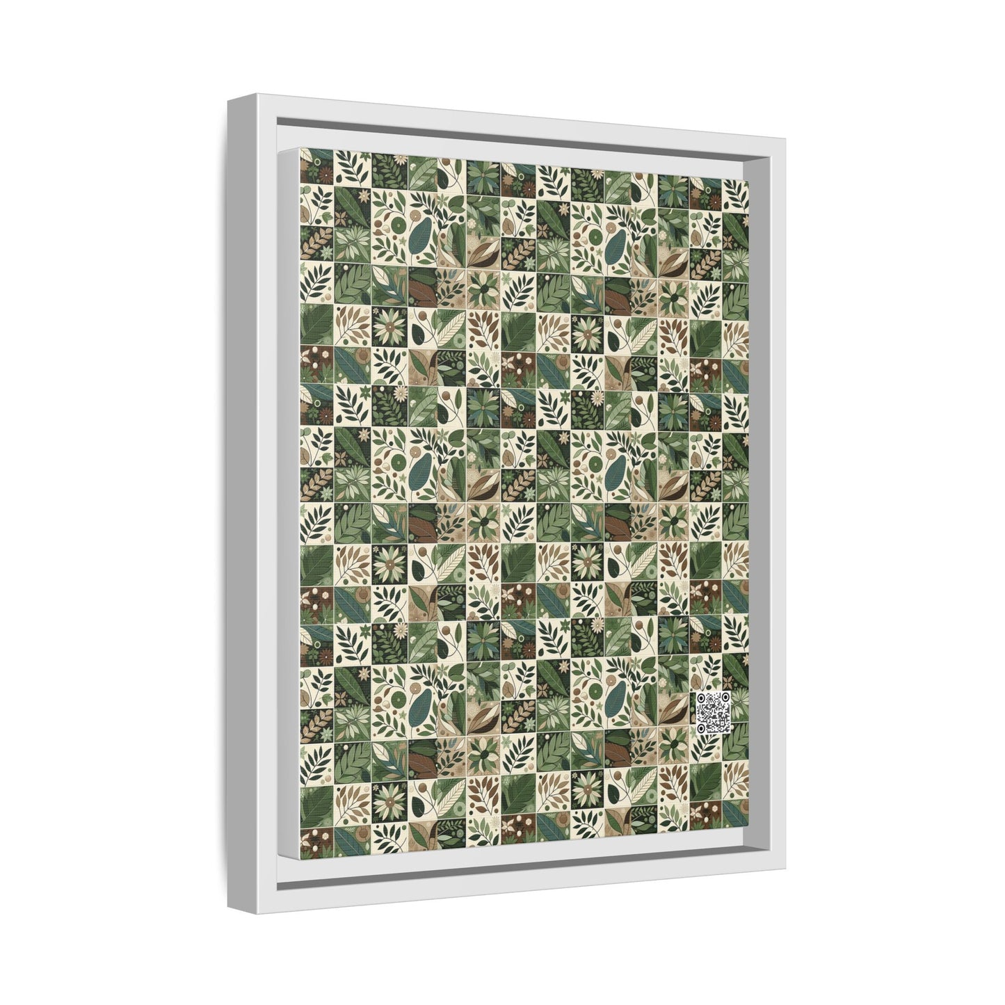 Streetwear Sustainability Environmentally Conscious Streetwear with a Natural Aesthetic Matte Canvas, Framed (multi-color) - 8404 Design-57 A