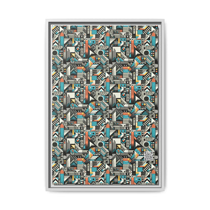 Digital Street Art Urban Street Style Matte Canvas, Framed (multi-color) - 8404 Design-81 B