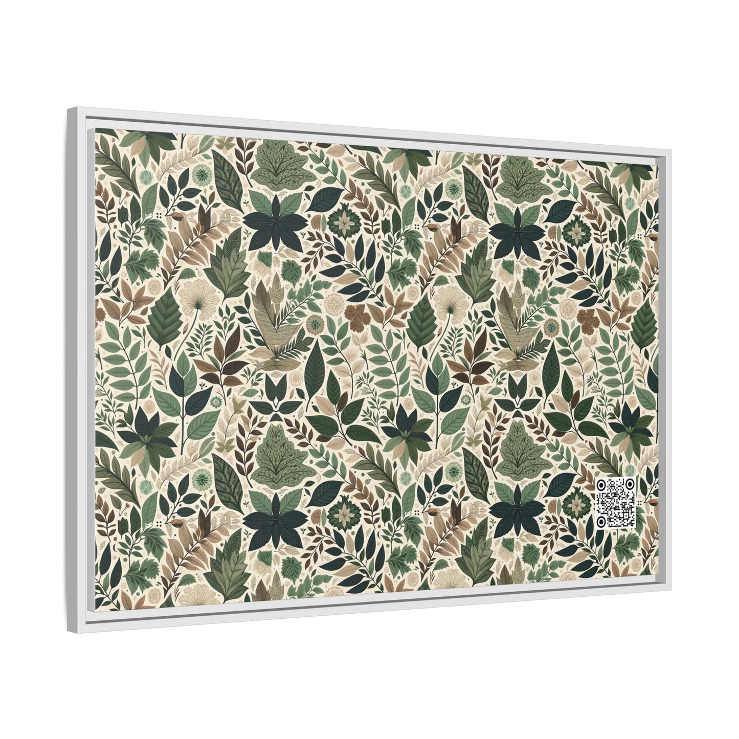 Streetwear Sustainability Environmentally Conscious Streetwear with a Natural Aesthetic Matte Canvas, Framed (multi-color) - 8404 Design-57 A