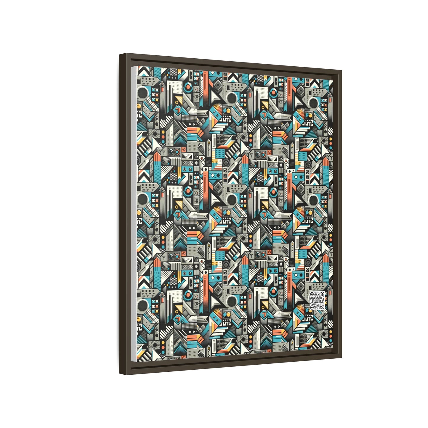 Digital Street Art Urban Street Style Matte Canvas, Framed (multi-color) - 8404 Design-81 B