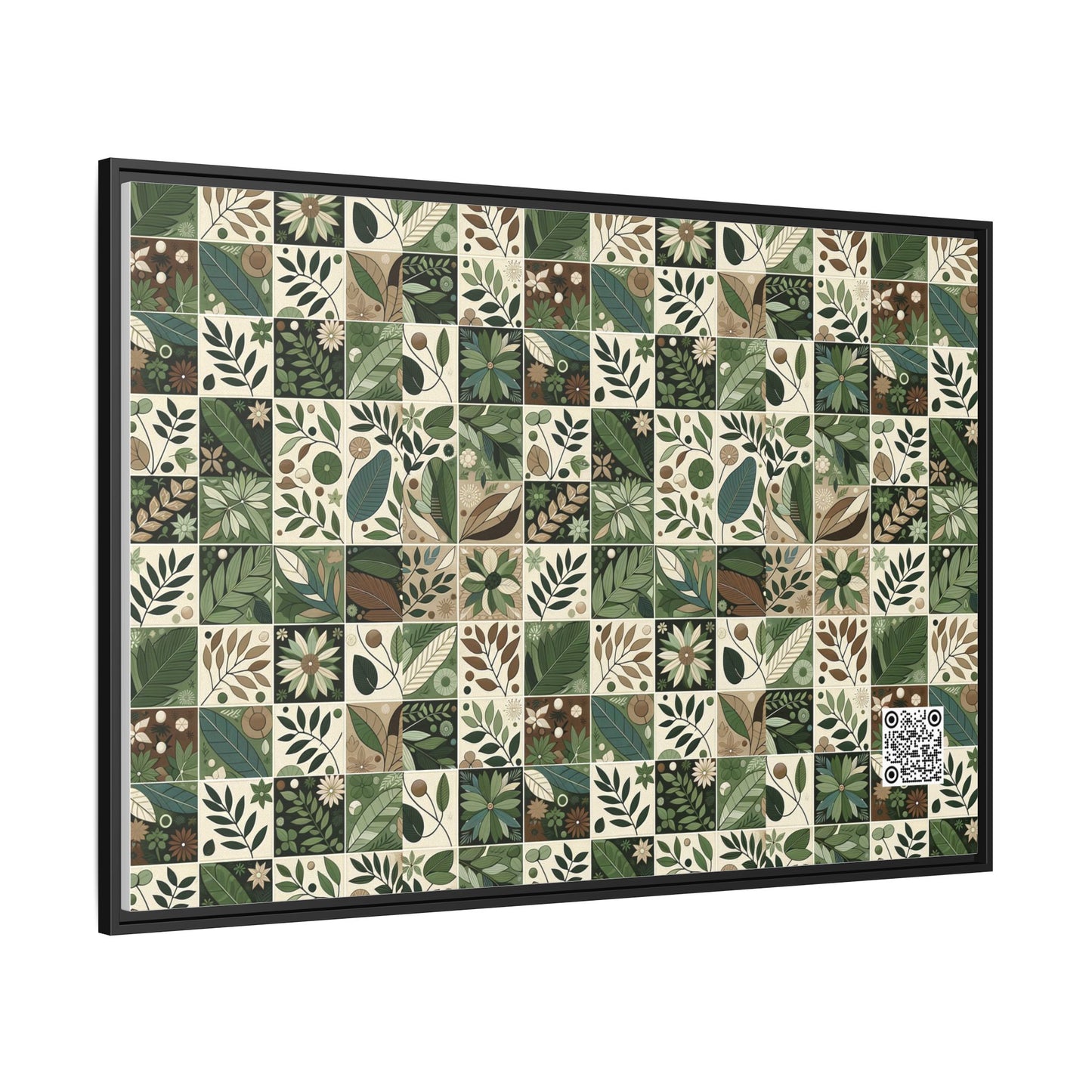 Streetwear Sustainability Environmentally Conscious Streetwear with a Natural Aesthetic Matte Canvas, Framed (multi-color) - 8404 Design-57 A