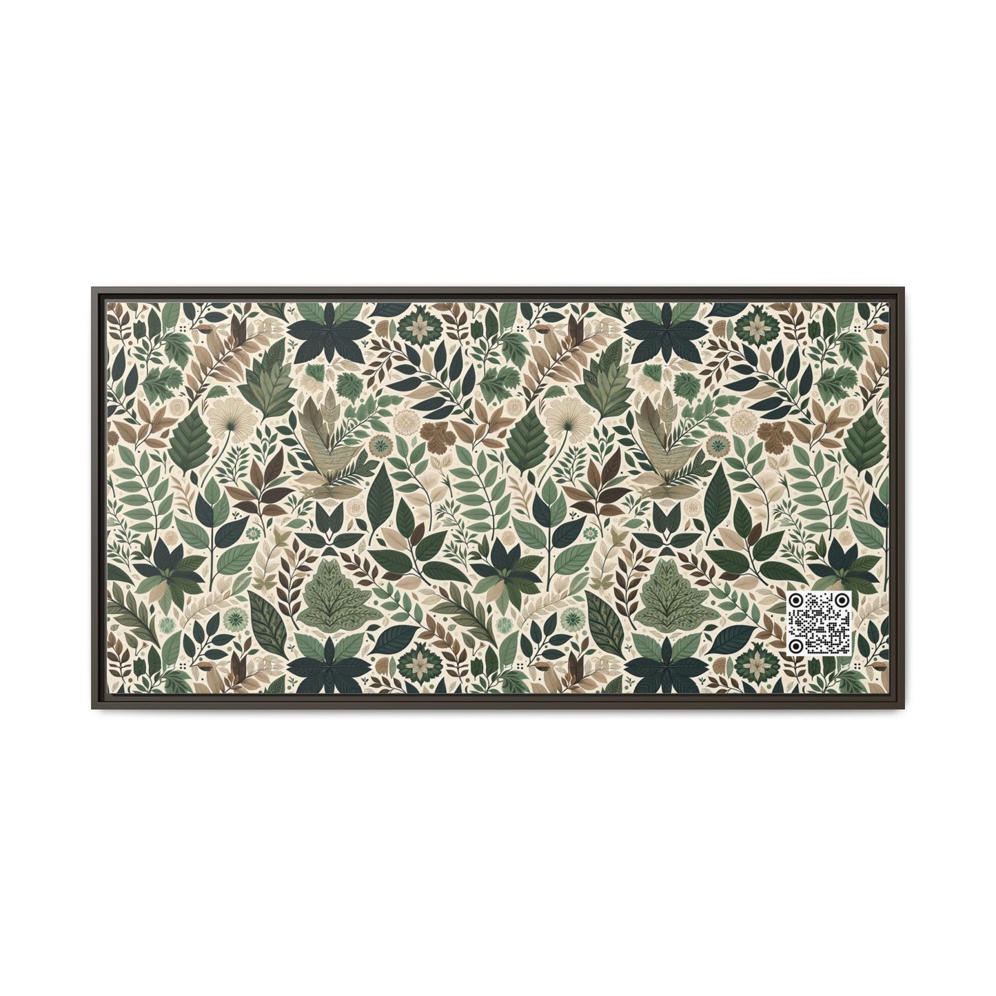 Streetwear Sustainability Environmentally Conscious Streetwear with a Natural Aesthetic Matte Canvas, Framed (multi-color) - 8404 Design-57 B