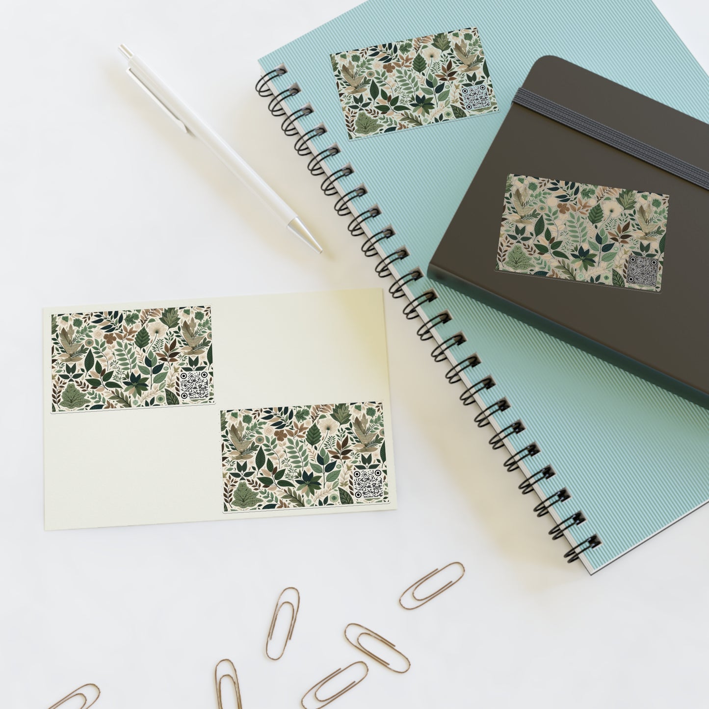 Streetwear Sustainability Environmentally Conscious Streetwear with a Natural Aesthetic Sticker Sheet - 8404 Design-57