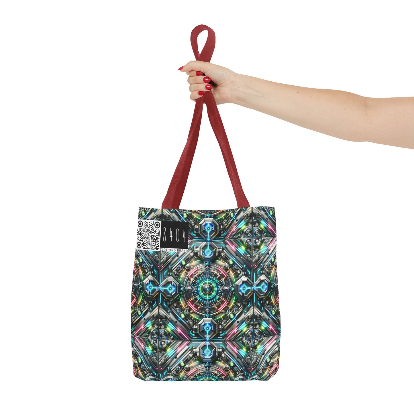 Tech-Infused Futurism Futuristic Tech Tote Bag - 8404 Design-53