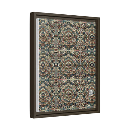 Urban Renaissance Historical Fusion With Street Edge Matte Canvas, Framed (multi-Color) - 8404 Design-57 A