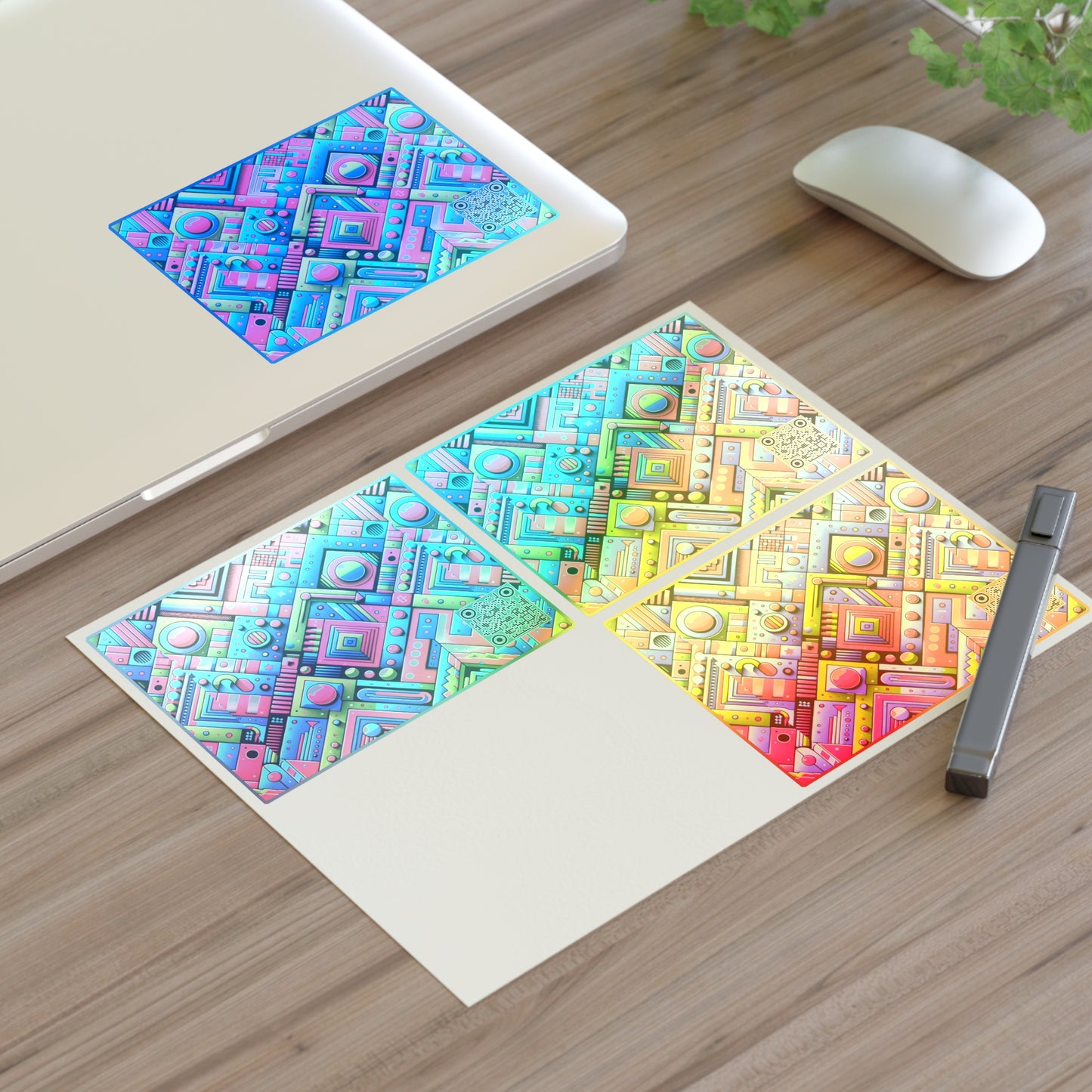 Neon Street Pop Vibrant and Eye-catching Sticker Sheet - 8404 Design-63