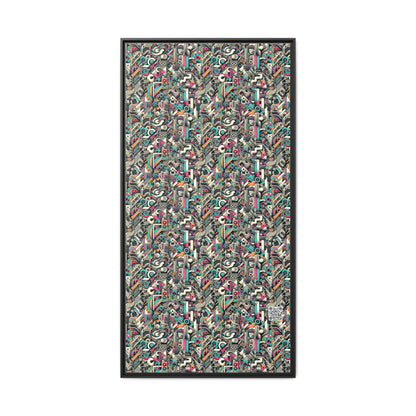 Digital Street Art Urban Street Style Matte Canvas, Framed (multi-color) - 8404 Design-74 A