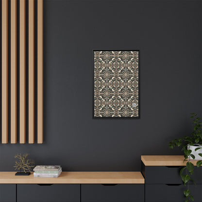 Cyber Garden Party Tech Garden Extravaganza Matte Canvas, Framed (multi-Color) - 8404 Design-66 A
