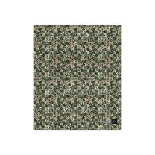 Streetwear Sustainability Environmentally Conscious Streetwear with a Natural Aesthetic Crushed Velvet Blanket - 8404 Design-57