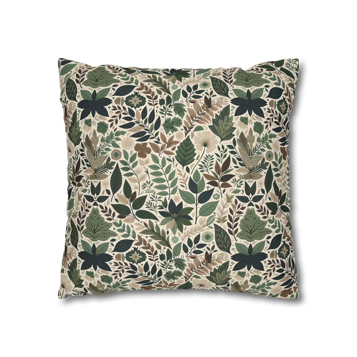 Streetwear Sustainability Environmentally Conscious Streetwear with a Natural Aesthetic Spun Polyester Square Pillowcase - 8404 Design-57