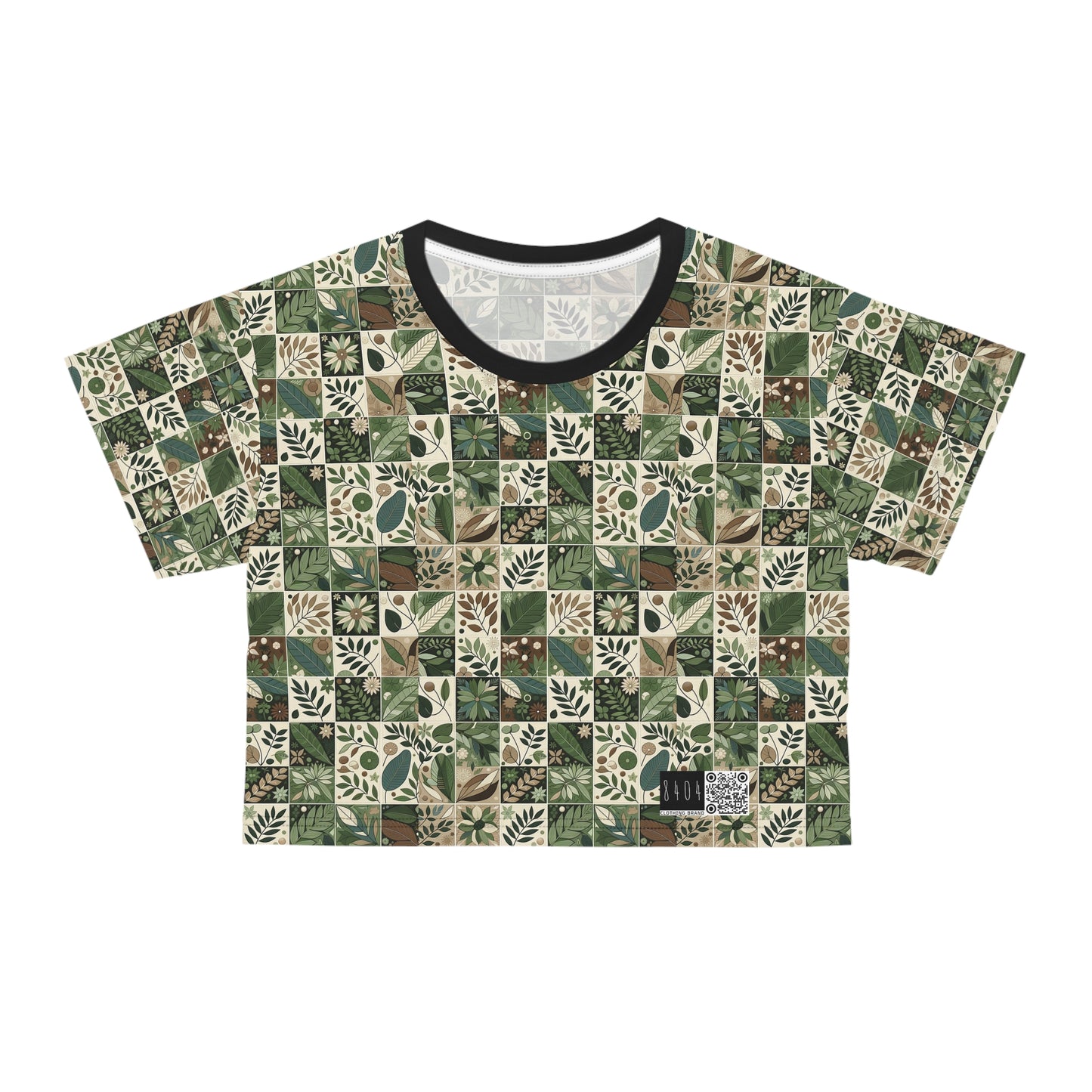 Streetwear Sustainability Environmentally Conscious Streetwear with a Natural Aesthetic Crop Tee - 8404 Design-57