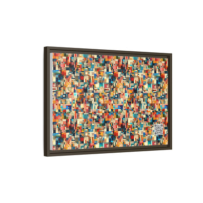 Digital Artistic Expression Artistic Streetwear Matte Canvas, Framed (multi-Color) - 8404 Design-46 B