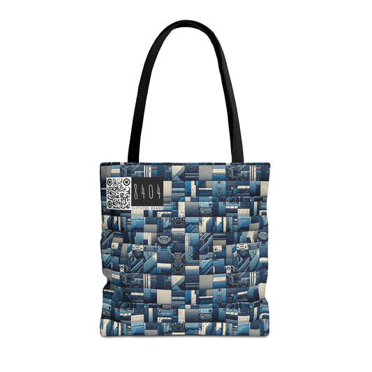 Tech-Inspired Utility Tech-Forward Streetwear With Utilitarian Edge Tote Bag - 8404 Design-44