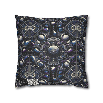 Tech Astronaut Tech-Forward Streetwear Meets Space Exploration Faux Suede Square Pillowcase - 8404 Design-46