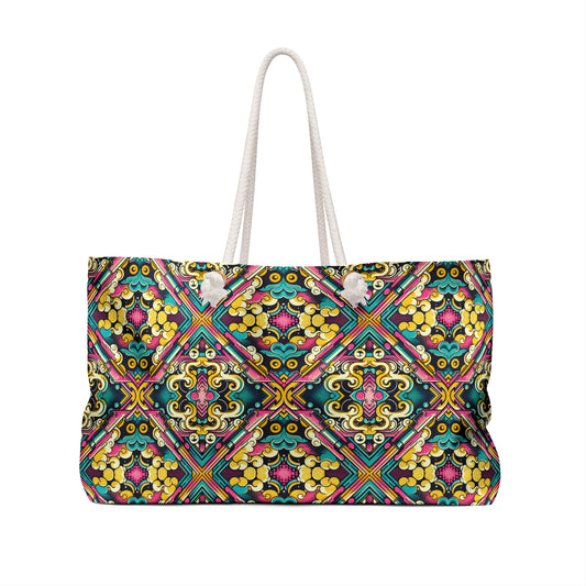 Neon Pop Art Revival Pop Culture Retro Weekender Bag - 8404 Design-59