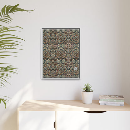 Urban Renaissance Historical Fusion With Street Edge Matte Canvas, Framed (multi-Color) - 8404 Design-57 A