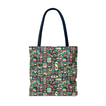 Skate Culture Revival Urban Retro Cool Tote Bag - 8404 Design-61