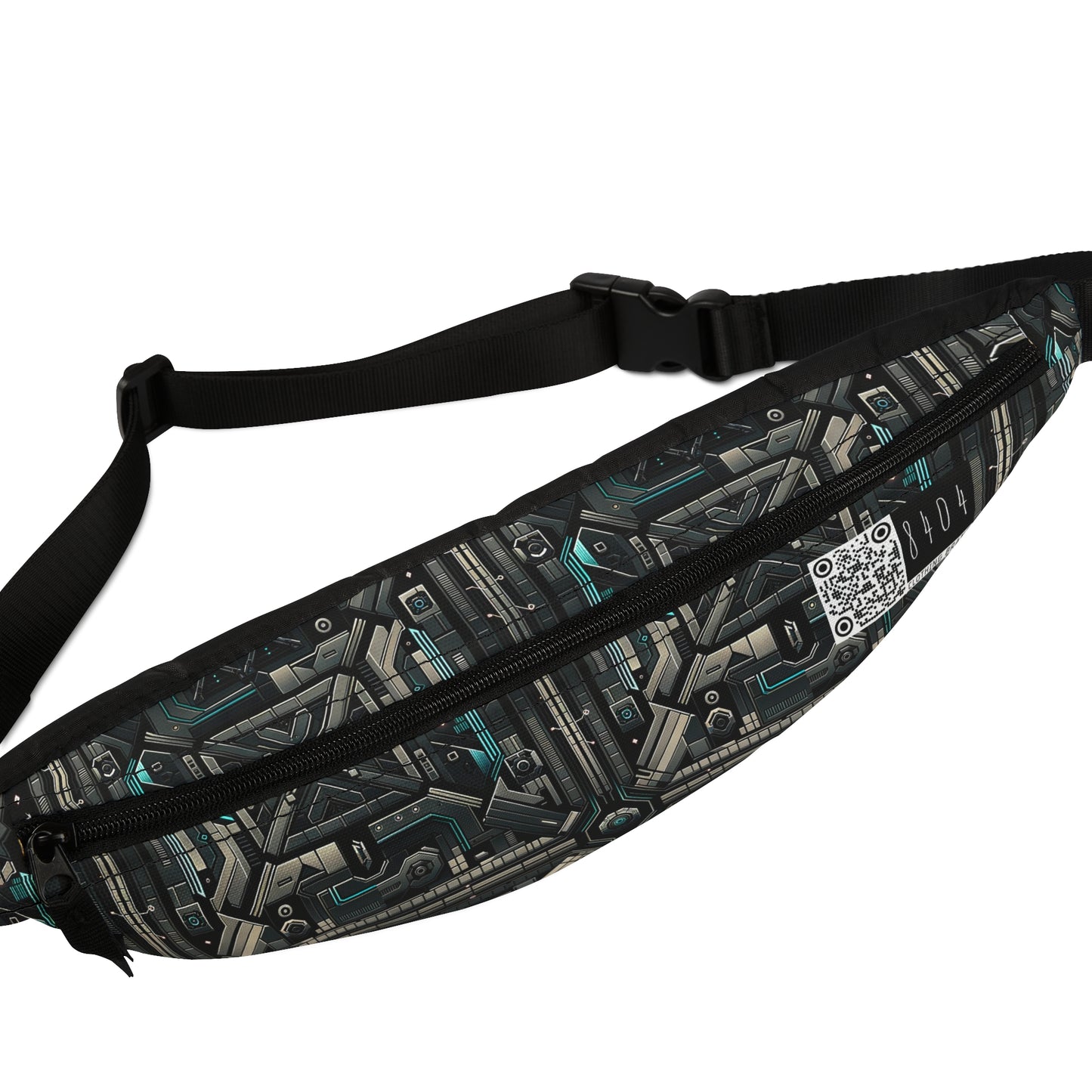 Tech Noir Futuristic Tech Aesthetic with a Dark Twist Fanny Pack - 8404 Design-59