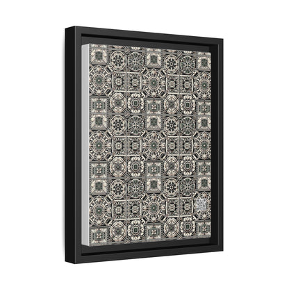 Cyber Garden Party Tech Garden Extravaganza Matte Canvas, Framed (multi-Color) - 8404 Design-45 A