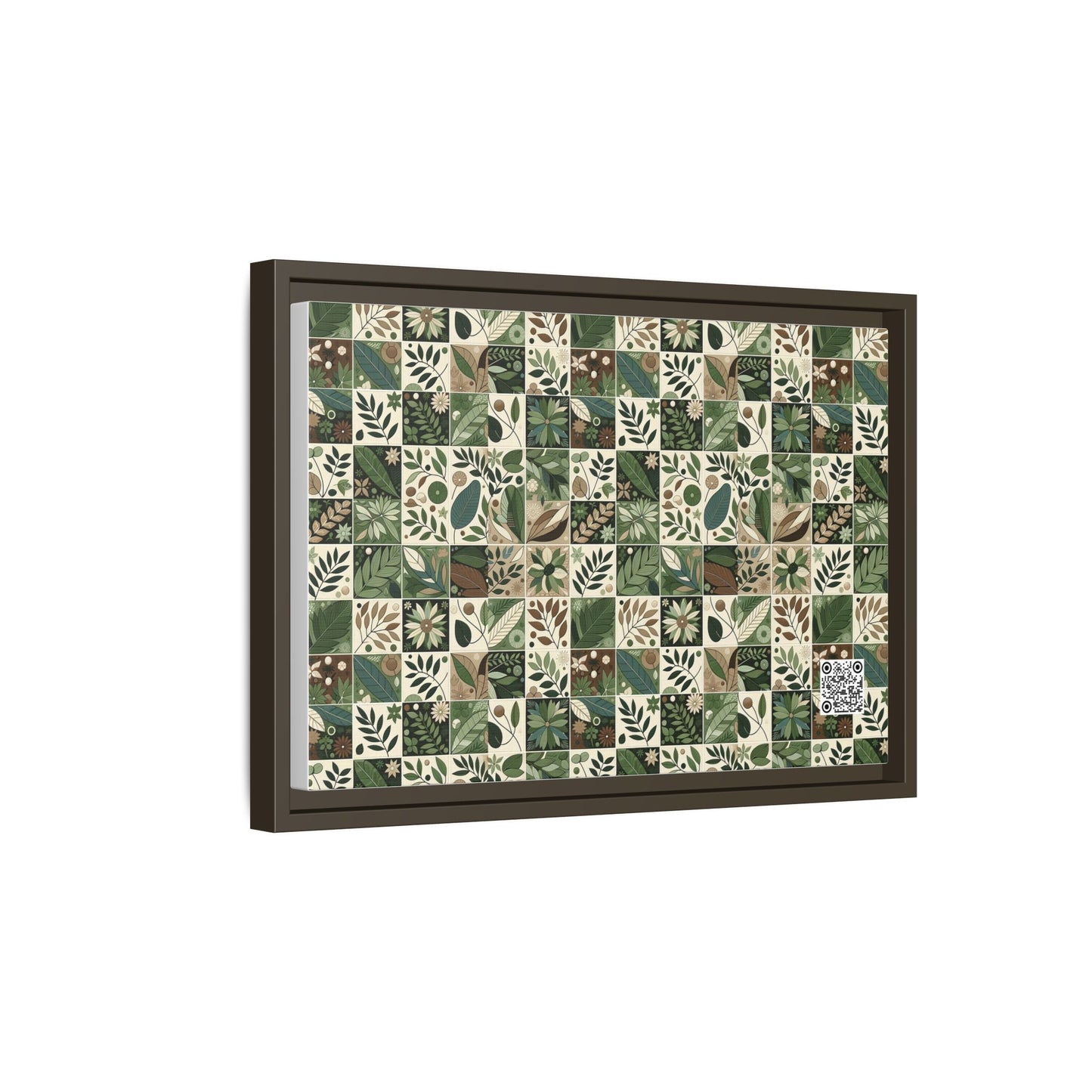 Streetwear Sustainability Environmentally Conscious Streetwear with a Natural Aesthetic Matte Canvas, Framed (multi-color) - 8404 Design-57 B